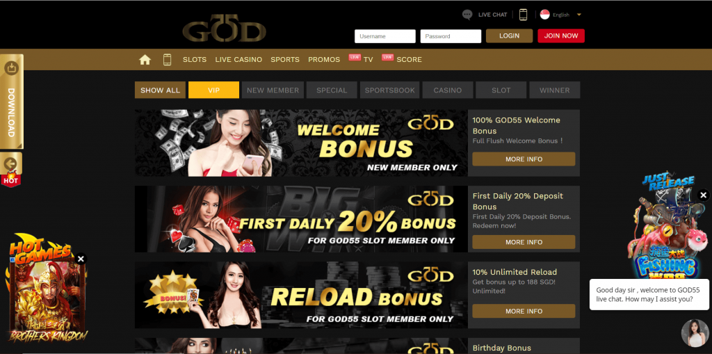 God55 casino review